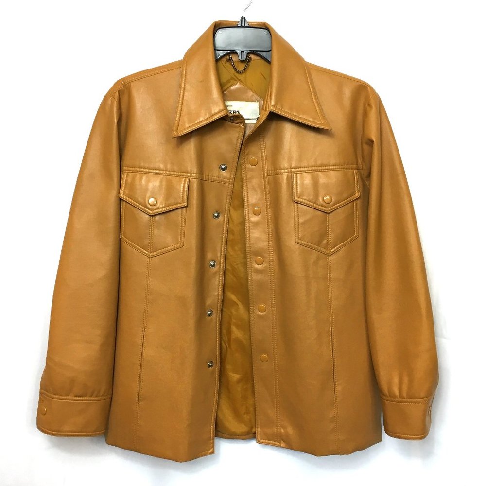 1970’s Vtg Faux Leather Jacket